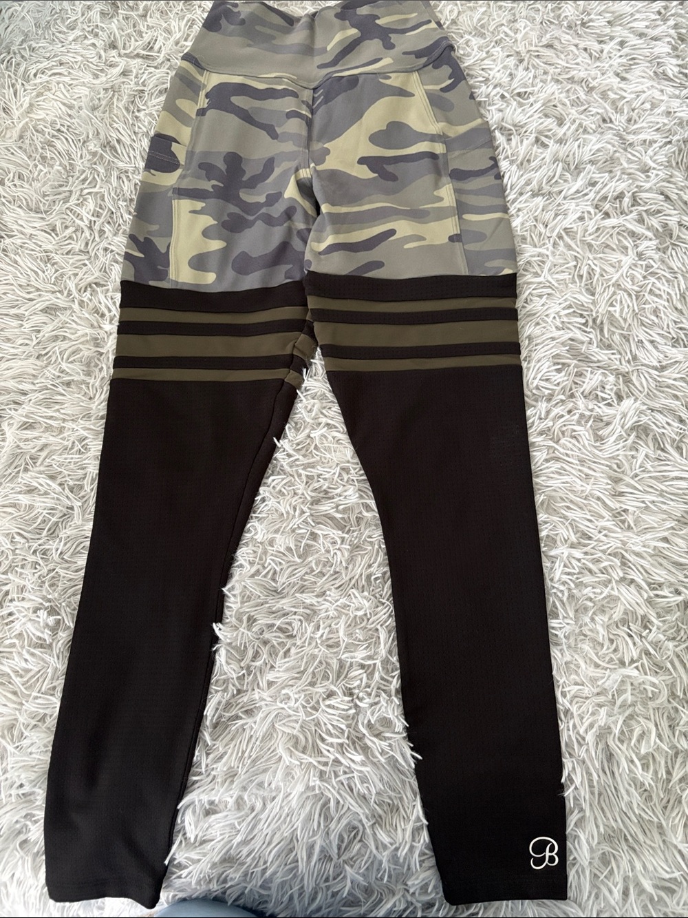 Bombshell Sportswear Green Camo Leggings